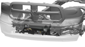 Dodge Ram 1500 Onboard Air System with Train Horn - Kleinn Air Horns - Model 730 Horns - `09-`18